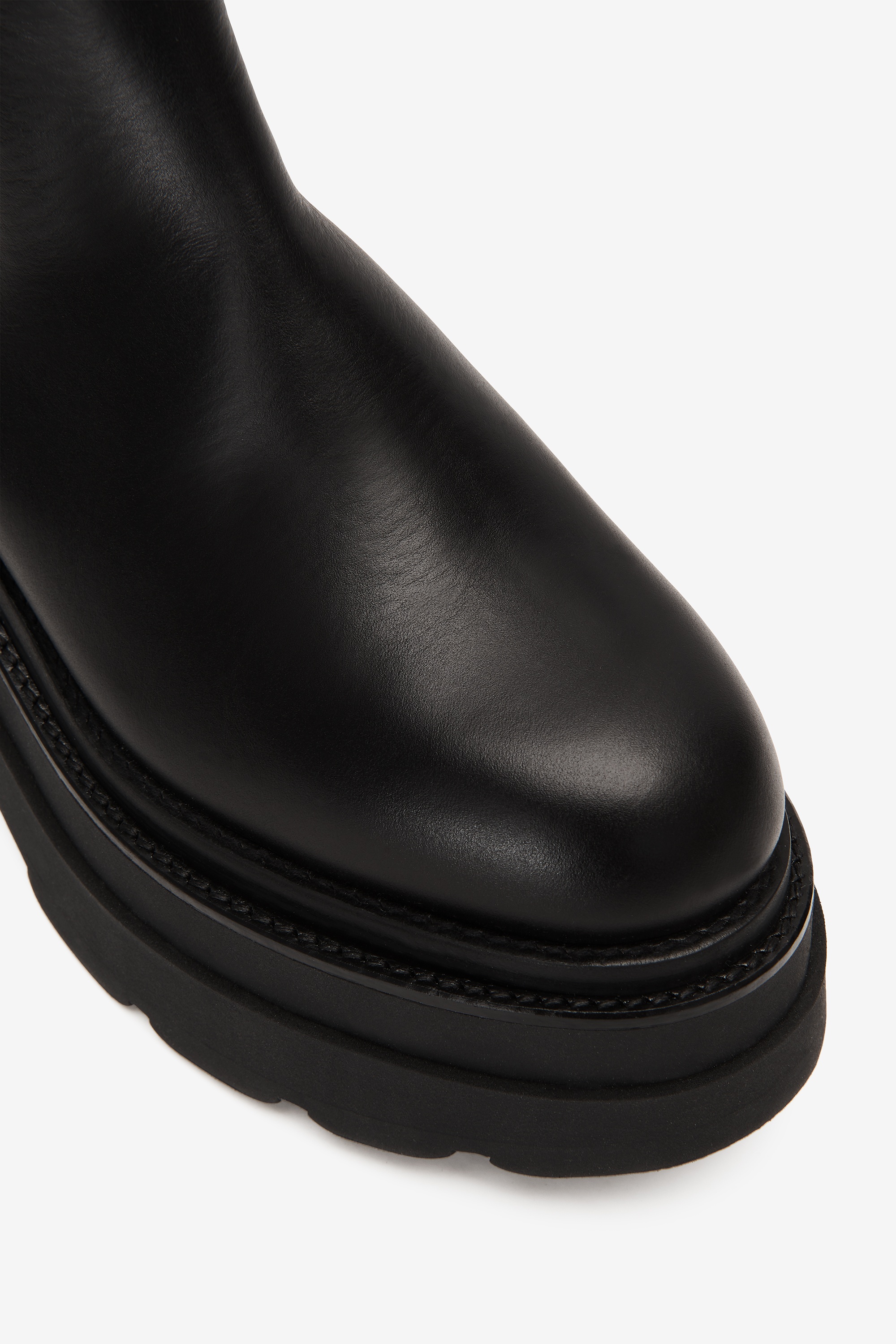 carter platform chelsea boot in leather - 3