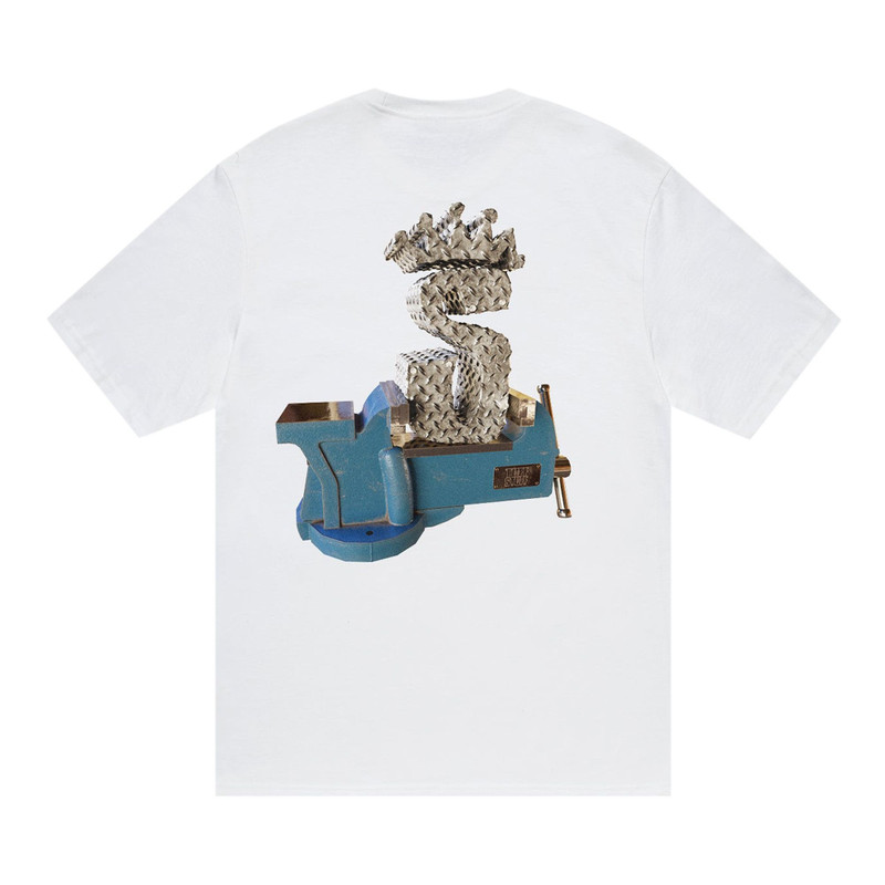 Stüssy Stussy Tuff Stuff Tee 'White' outlook