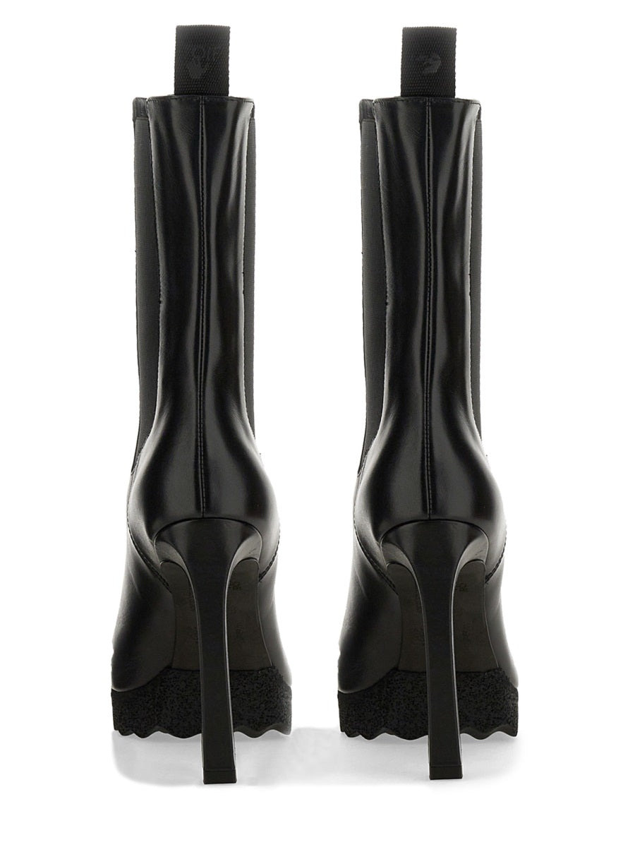 Off-White Women Chelsea Boot With Heel - 3
