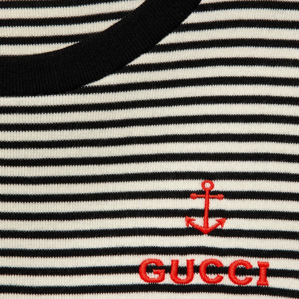 Striped cotton T-shirt dress - 4