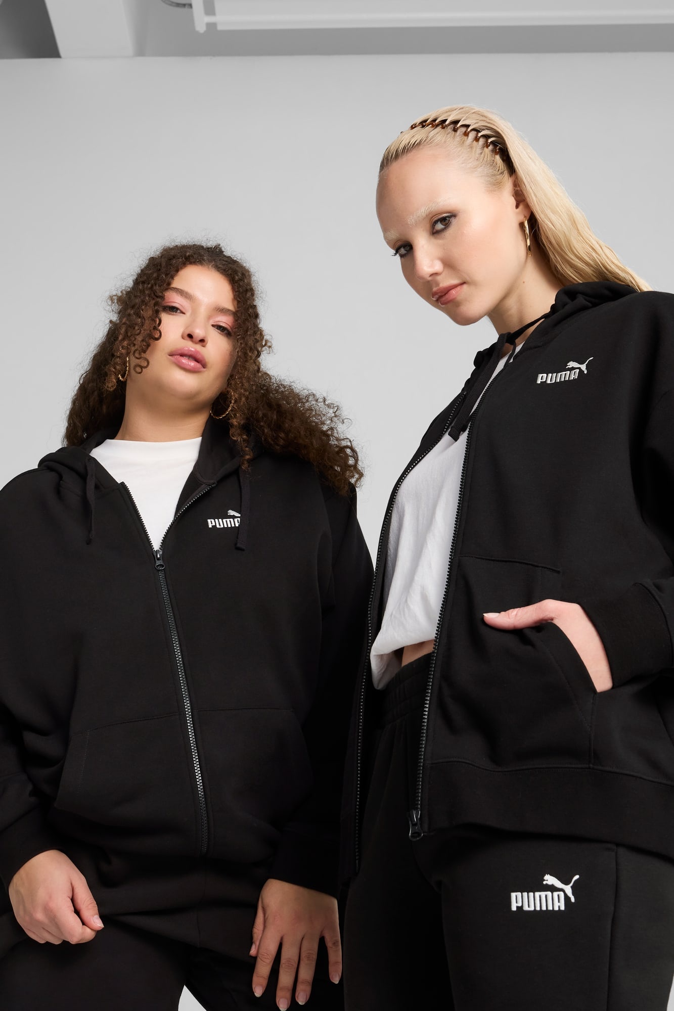Essentials Small No. 1 Logo French Terry Women's Comfort Full-Zip Hoodie - 3