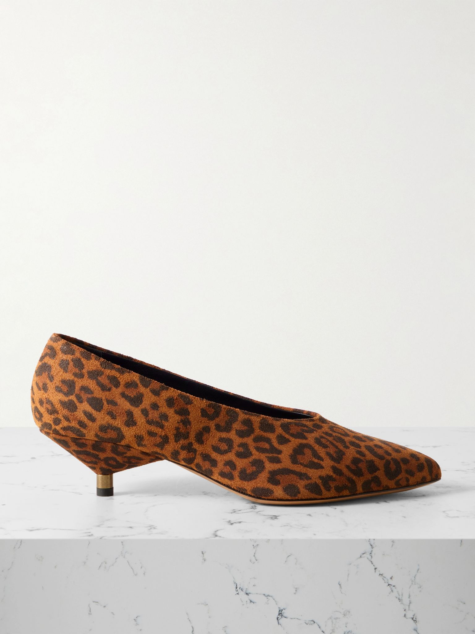 Ebisa leopard-print suede pumps Leopard print - 1