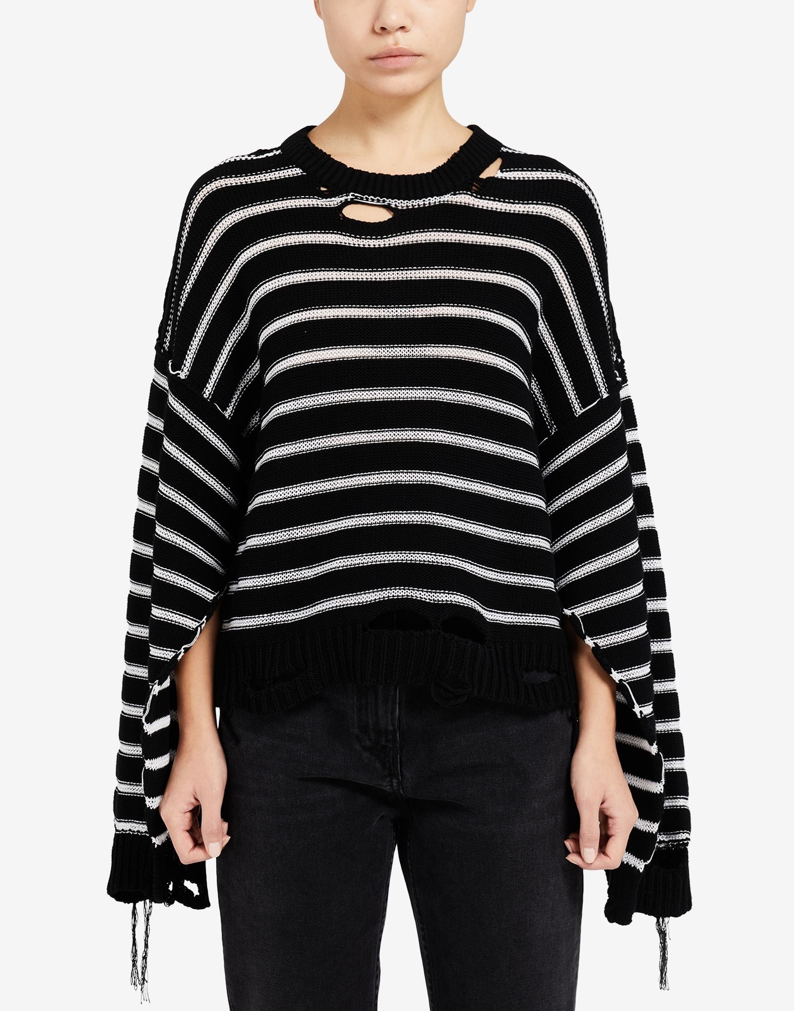 Distressed knit sweater - 5