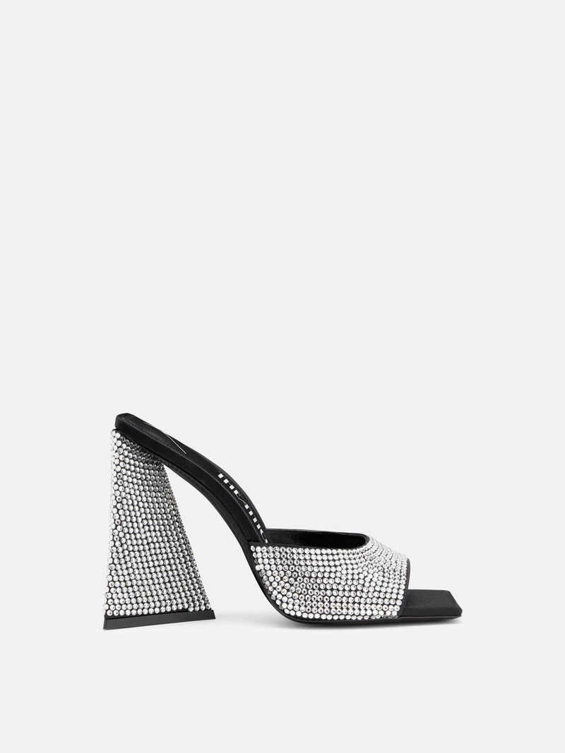 ''DEVON'' SILVER AND BLACK MULE - 1