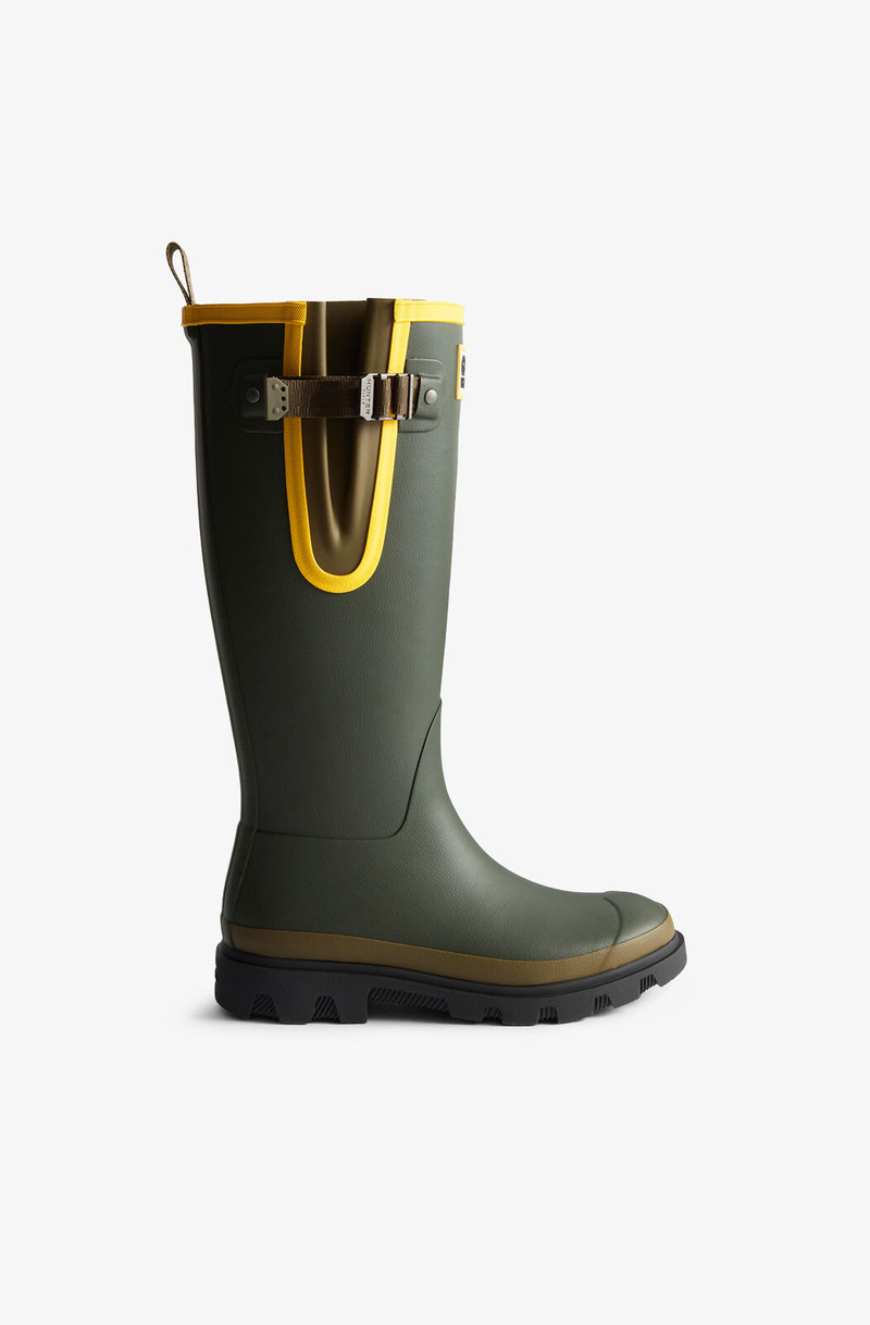 DOWNPOUR TALL BOOTS IN GREEN 1