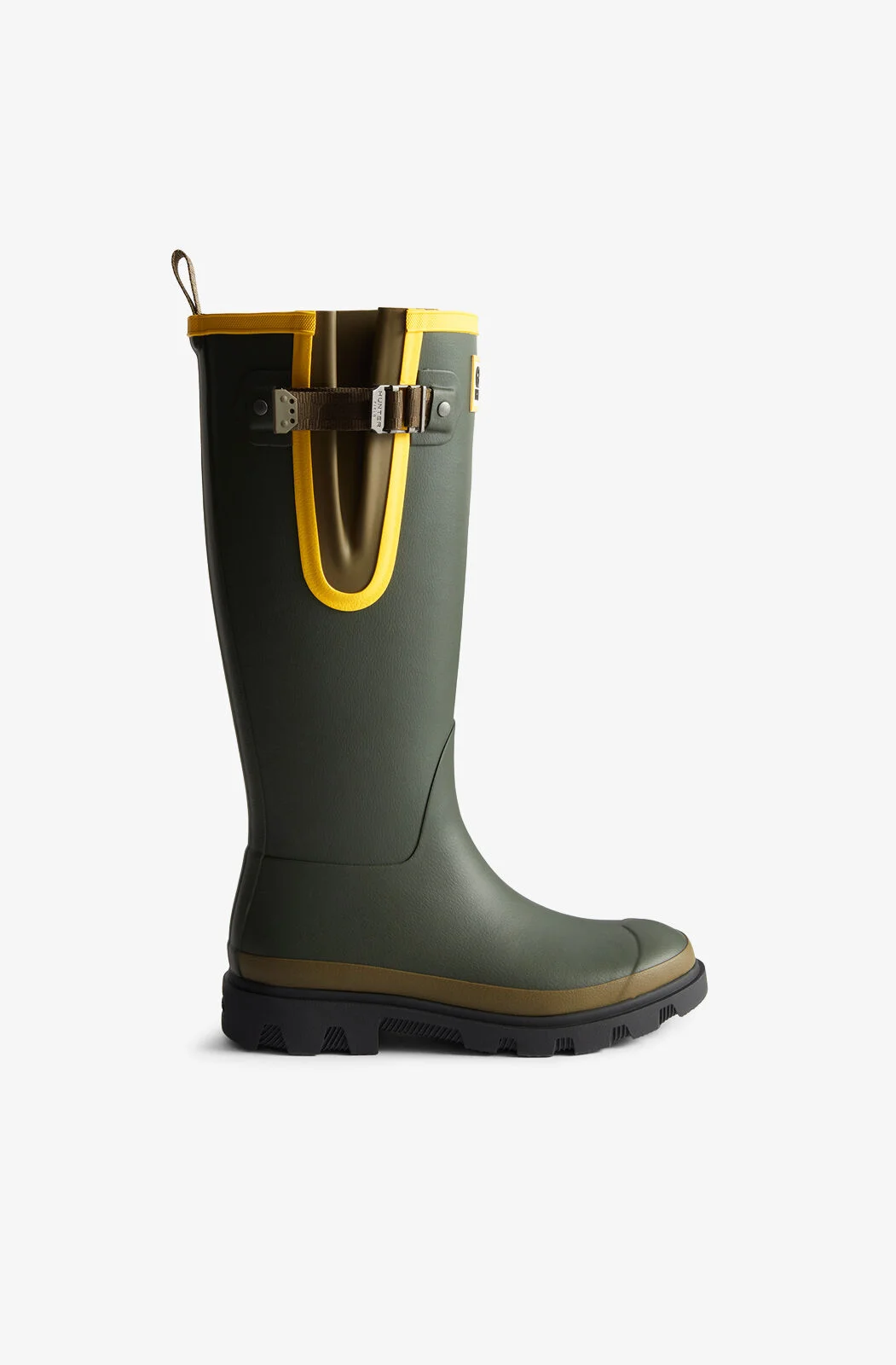 DOWNPOUR TALL BOOTS IN GREEN - 1