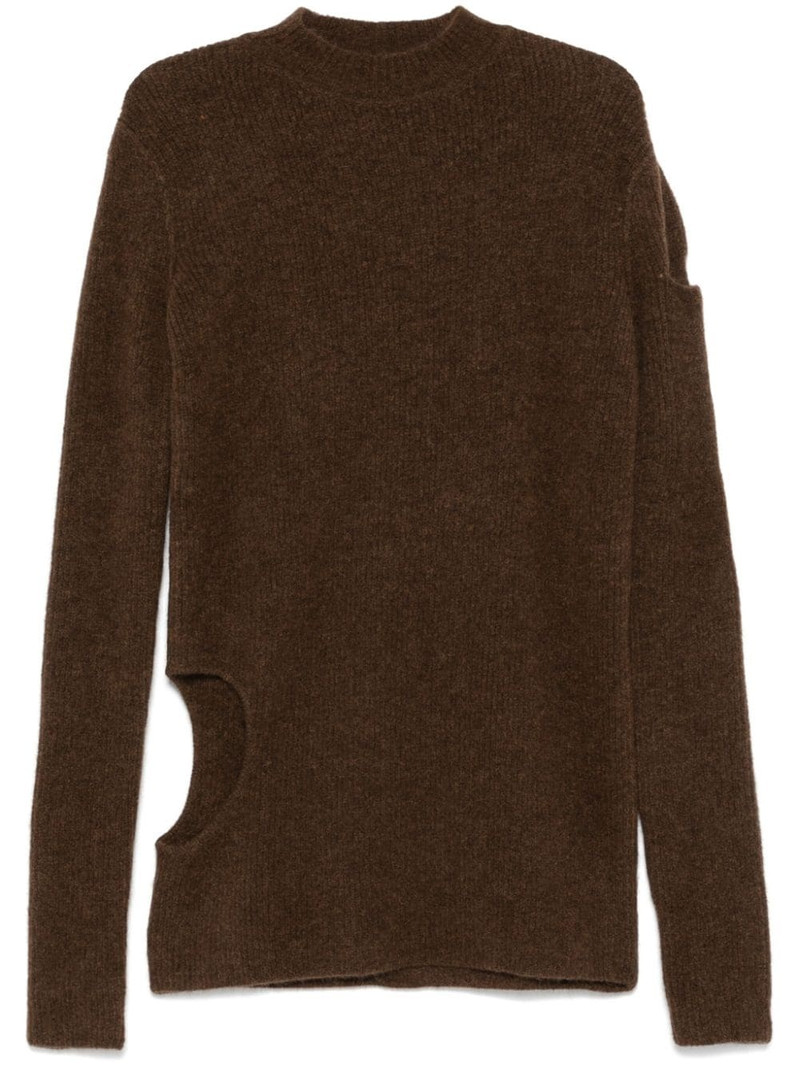 cut out-detailed sweater 1