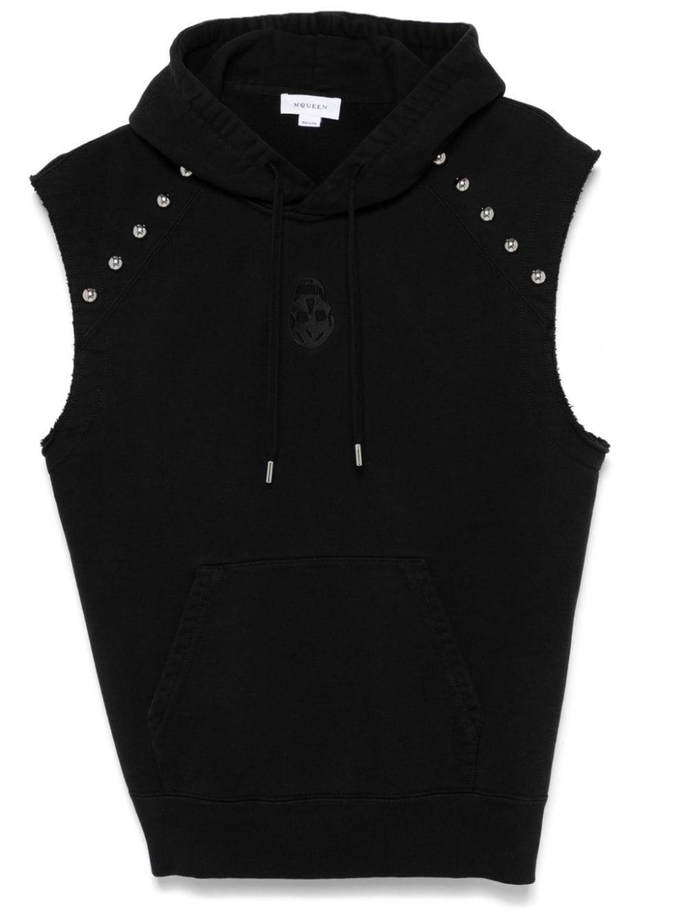 stud-embellished hoodie - 1