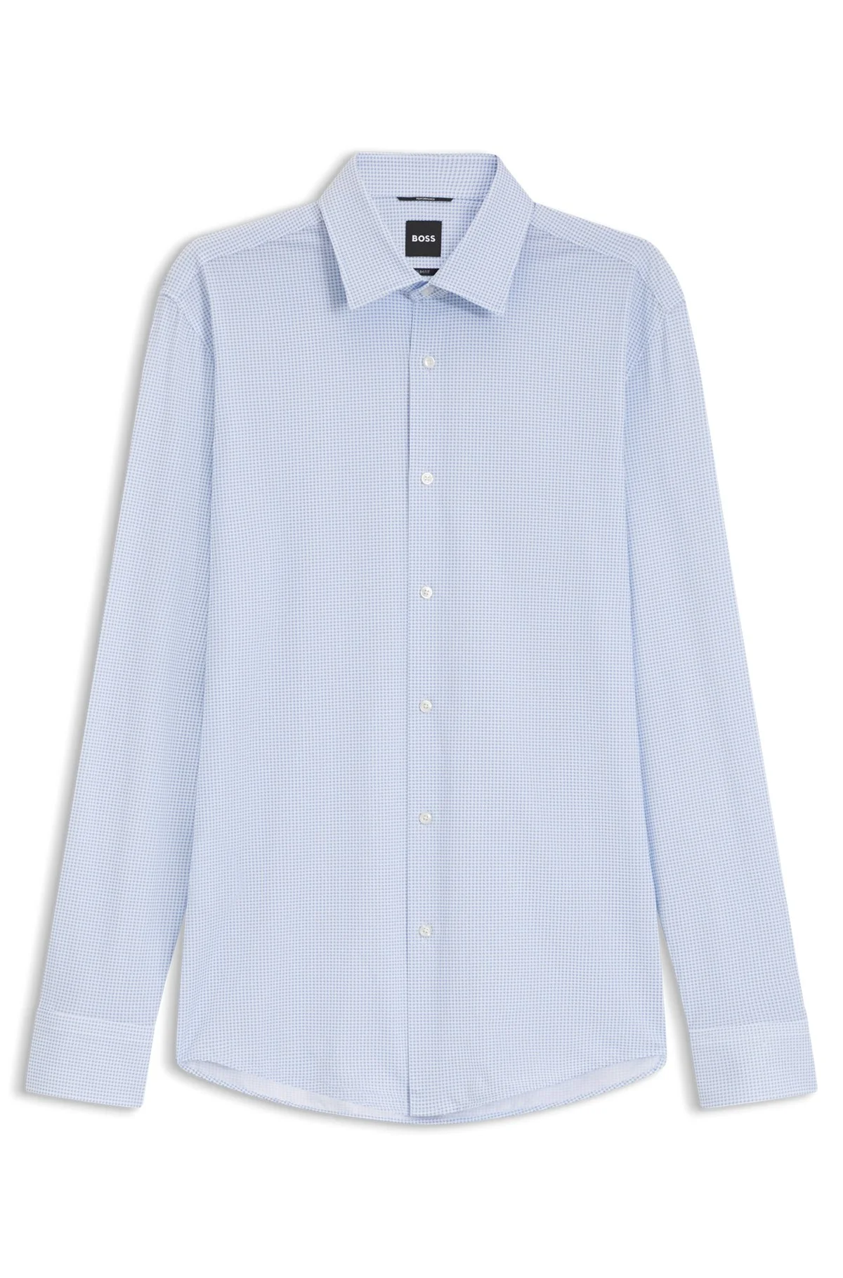 SLIM-FIT BUSINESS SHIRT IN STRETCH JERSEY - 1