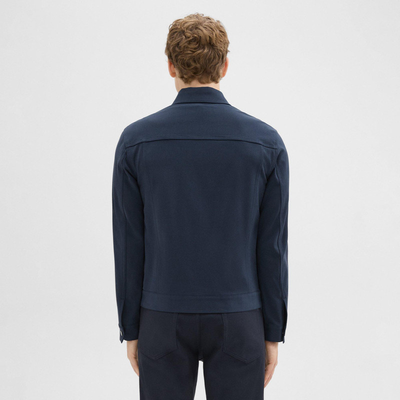 Theory River Trucker Jacket in Neoteric Twill outlook