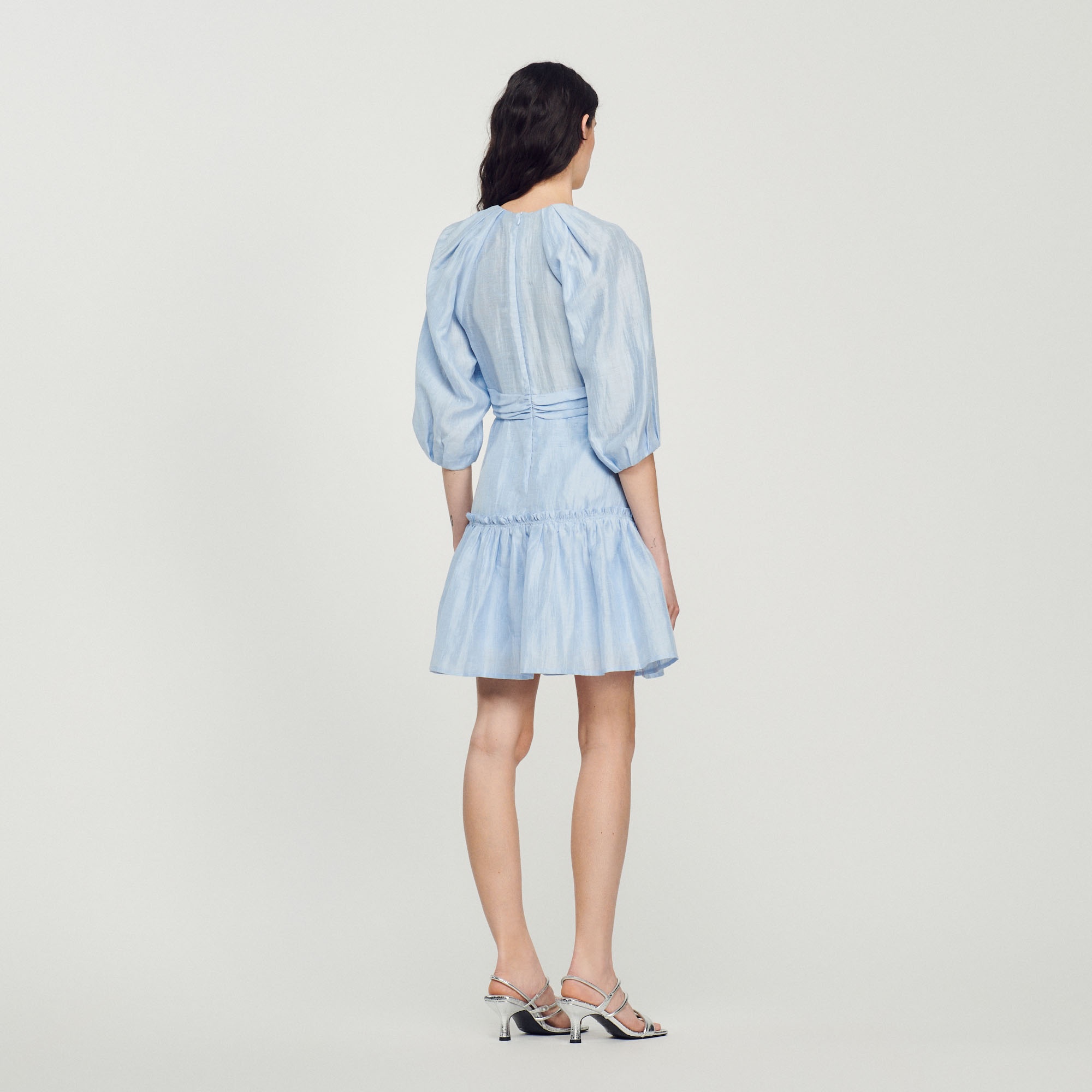 Short gathered dress - 6