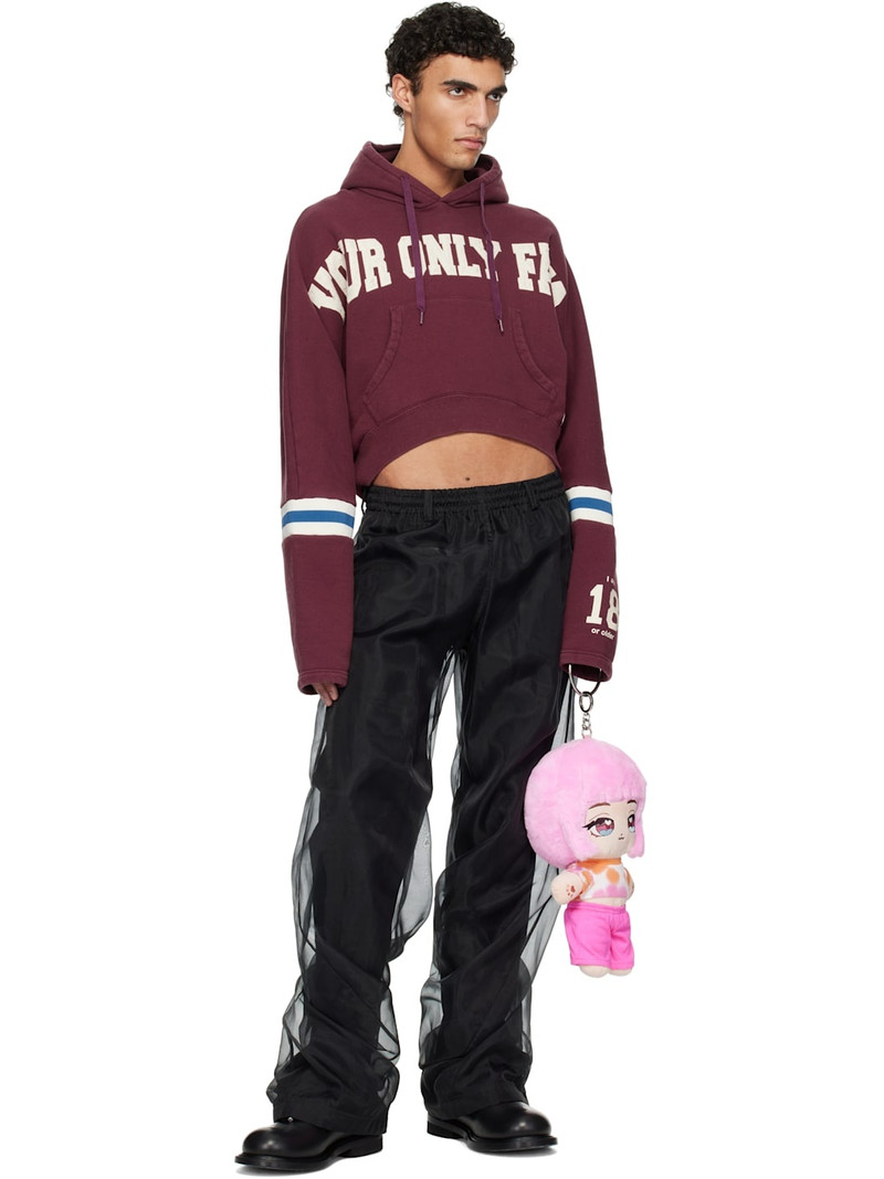 doublet Burgundy PZtoday Edition 'Only Fans' Hoodie outlook