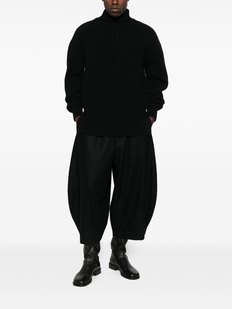 BLACK COMME des GARÇONS elasticated trousers outlook