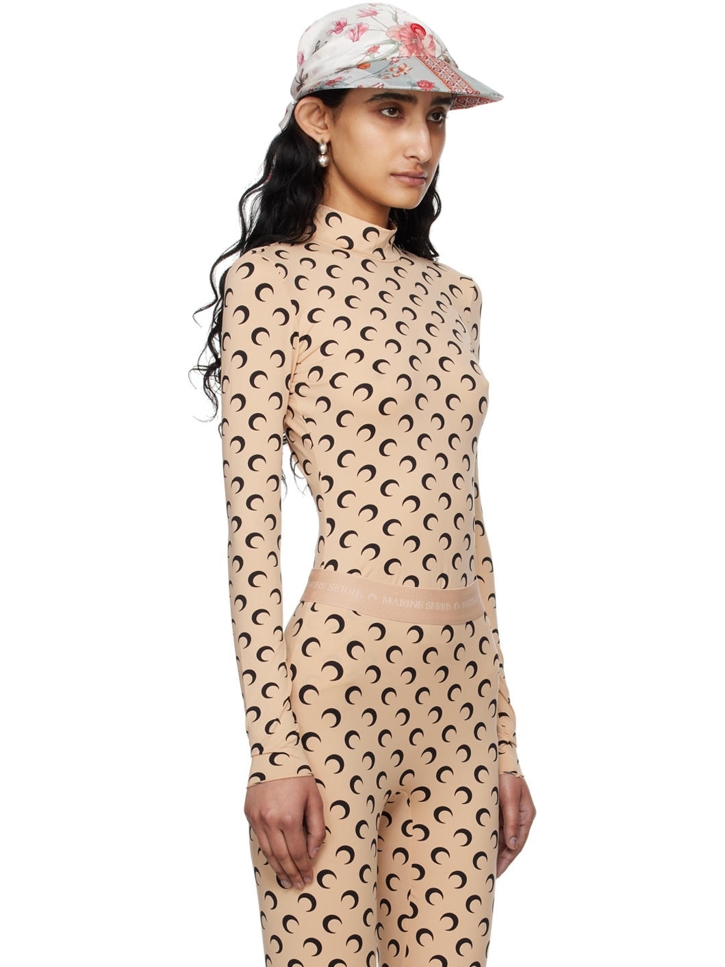 Tan All Over Moon Turtleneck - 2