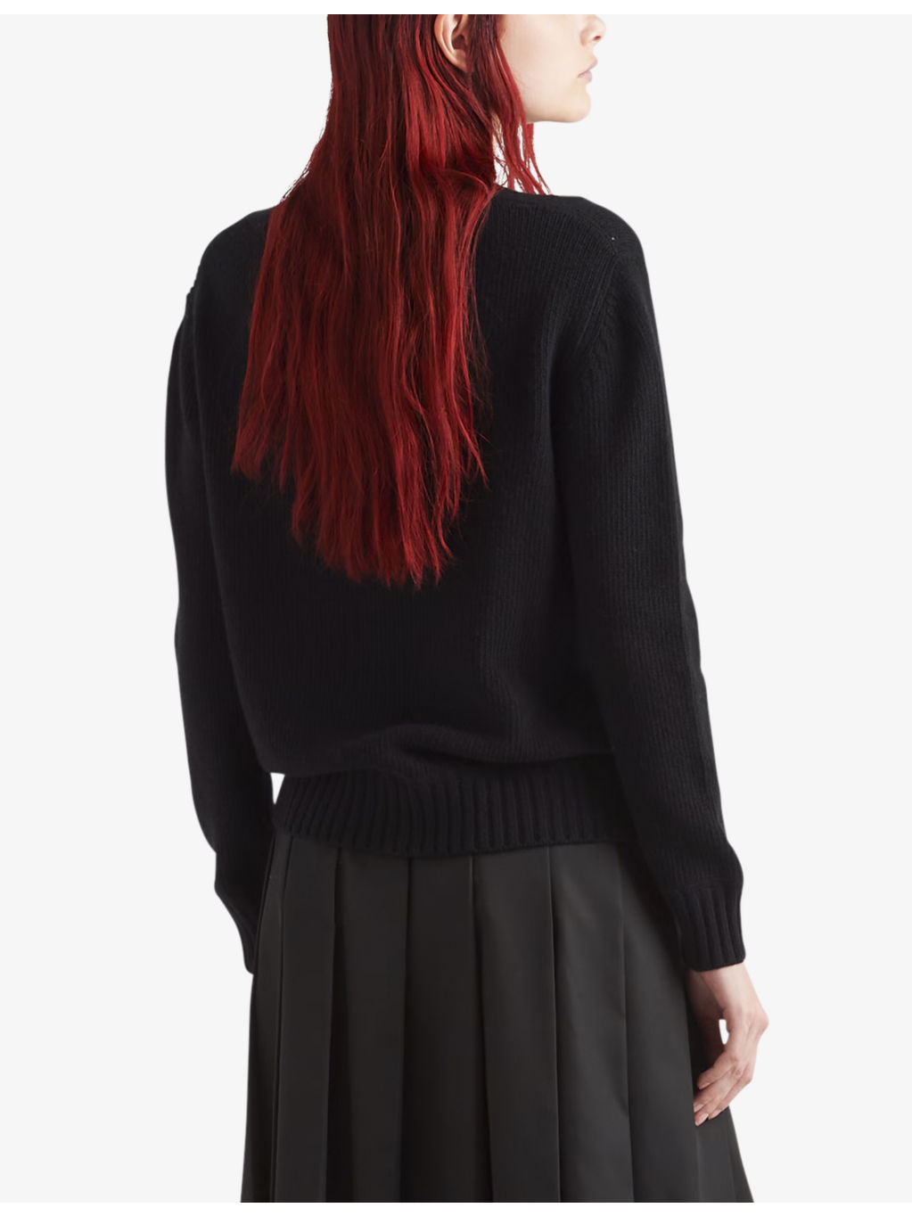 Logo-intarsia cashmere and wool-blend sweater - 4