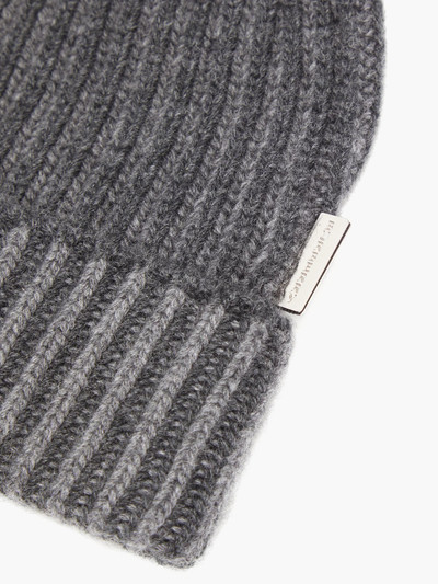 Burberry Ribbed-knit cashmere beanie hat outlook