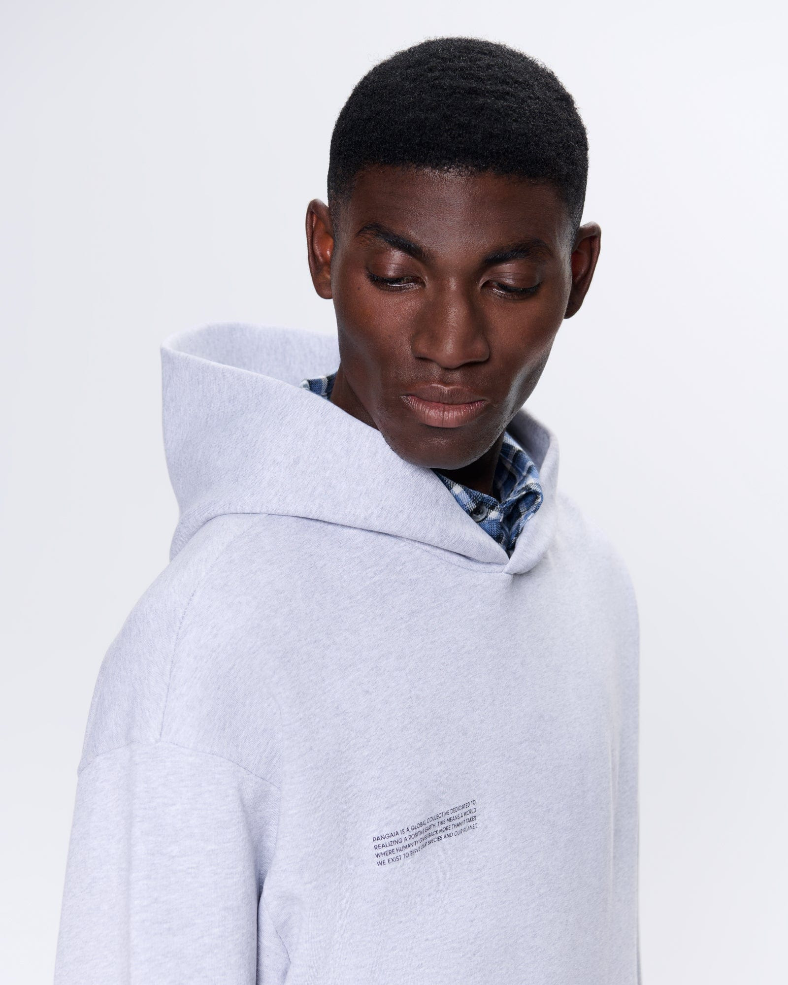 Mens 365 Heavyweight Hoodie - Grey Marl - 5