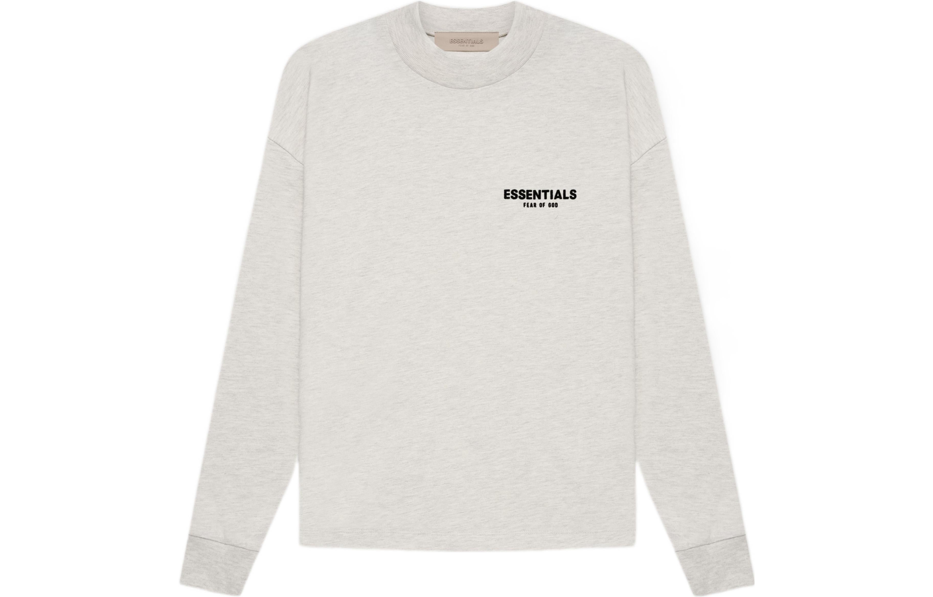 Fear of God Essentials SS22 Long Sleeves T-Shirt 'Light Oatmeal' FOG-SS22-414 - 3