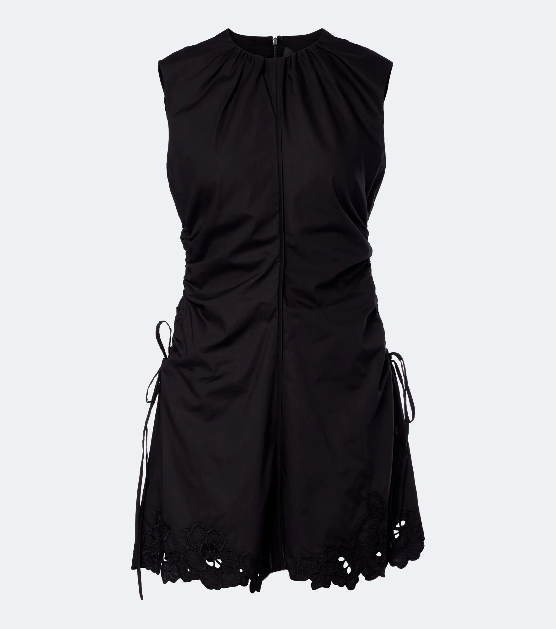 Klara ruched cotton minidress - 1