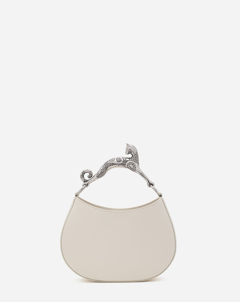 LEATHER SM HOBO CAT BAG 3