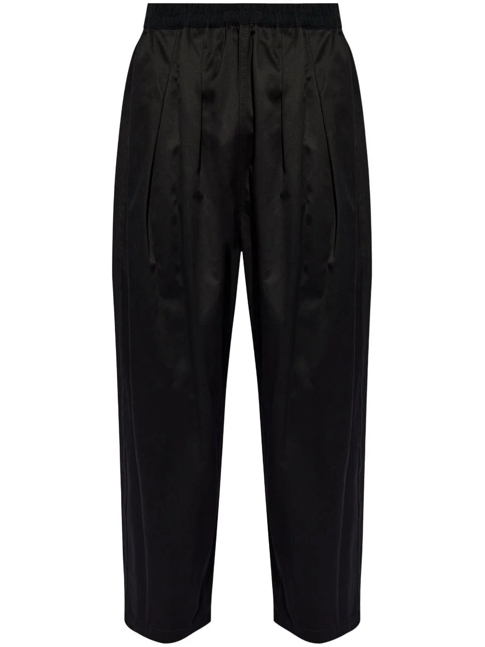 pleated cotton trousers - 1