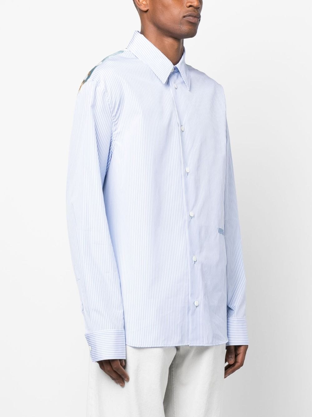 Seashell Baroque striped shirt - 3