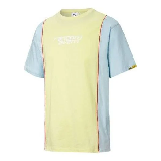 PUMA x Randomevent 티 '옐로우 블루 화이트'598070-31 - 1