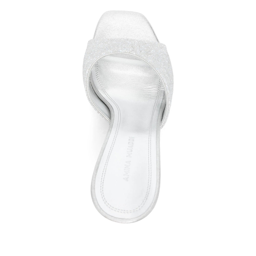 Amina Muaddi Silver Women - 2