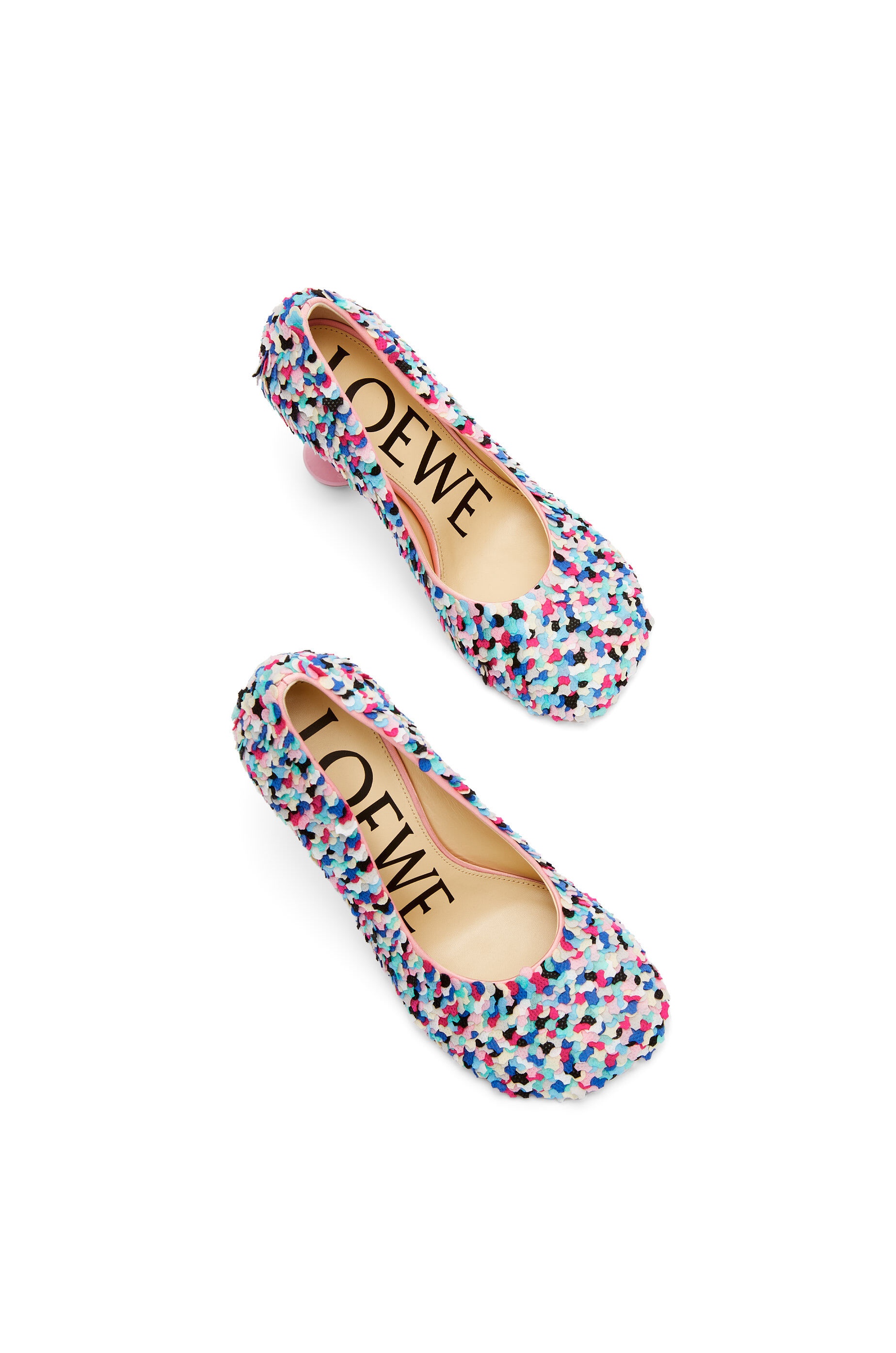 Toy pump in embroidered satin - 3