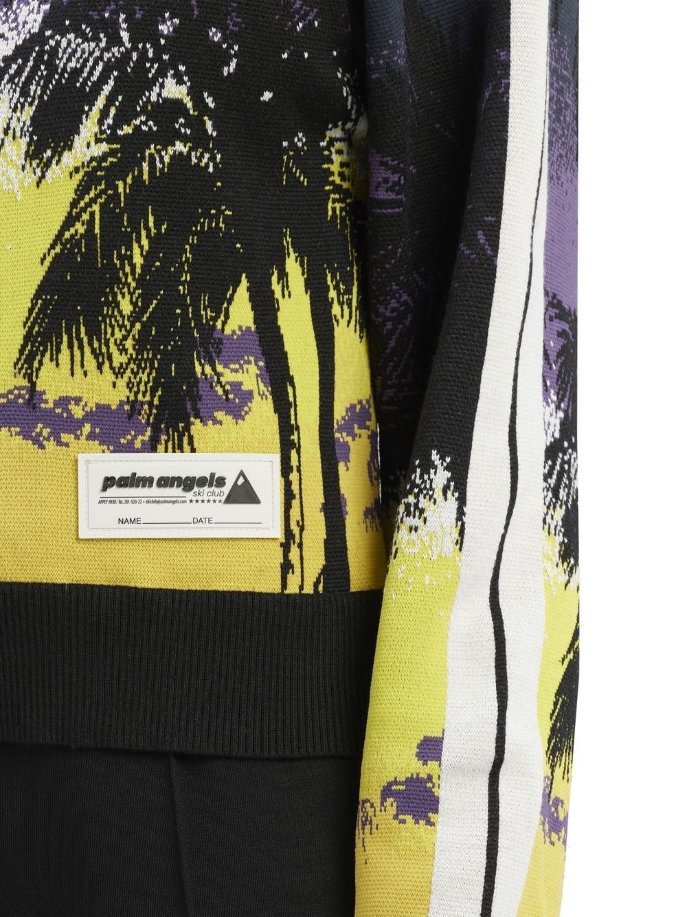 Palm Sunset-print roll-neck jumper - 5