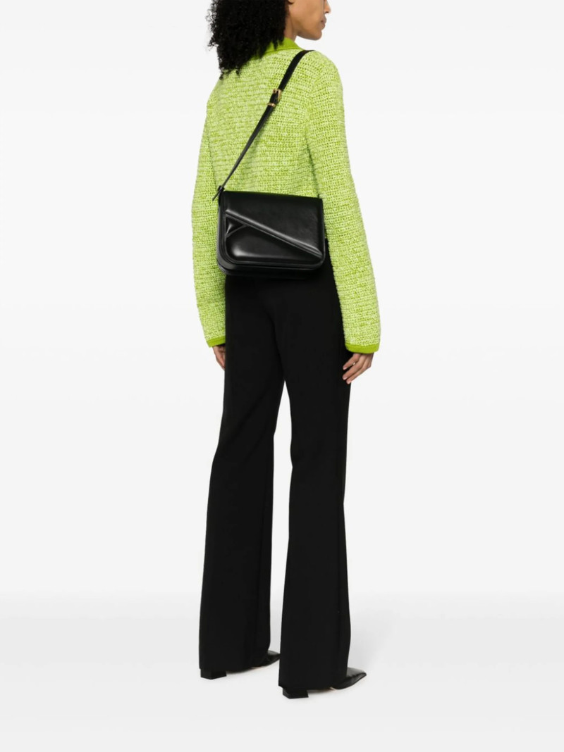 WANDLER Oscar Trunk leather crossbody bag outlook