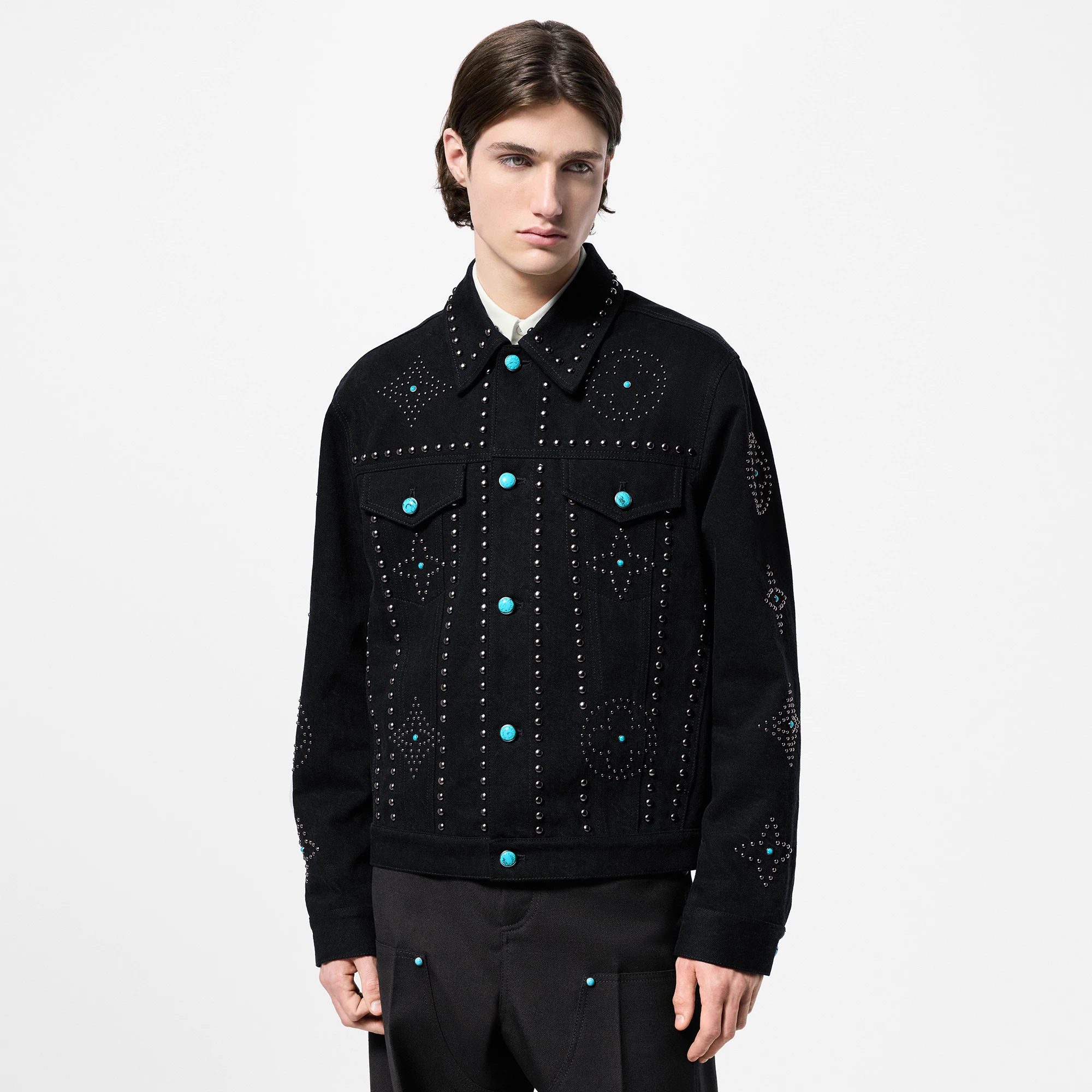 Embroidered Denim Jacket - 2