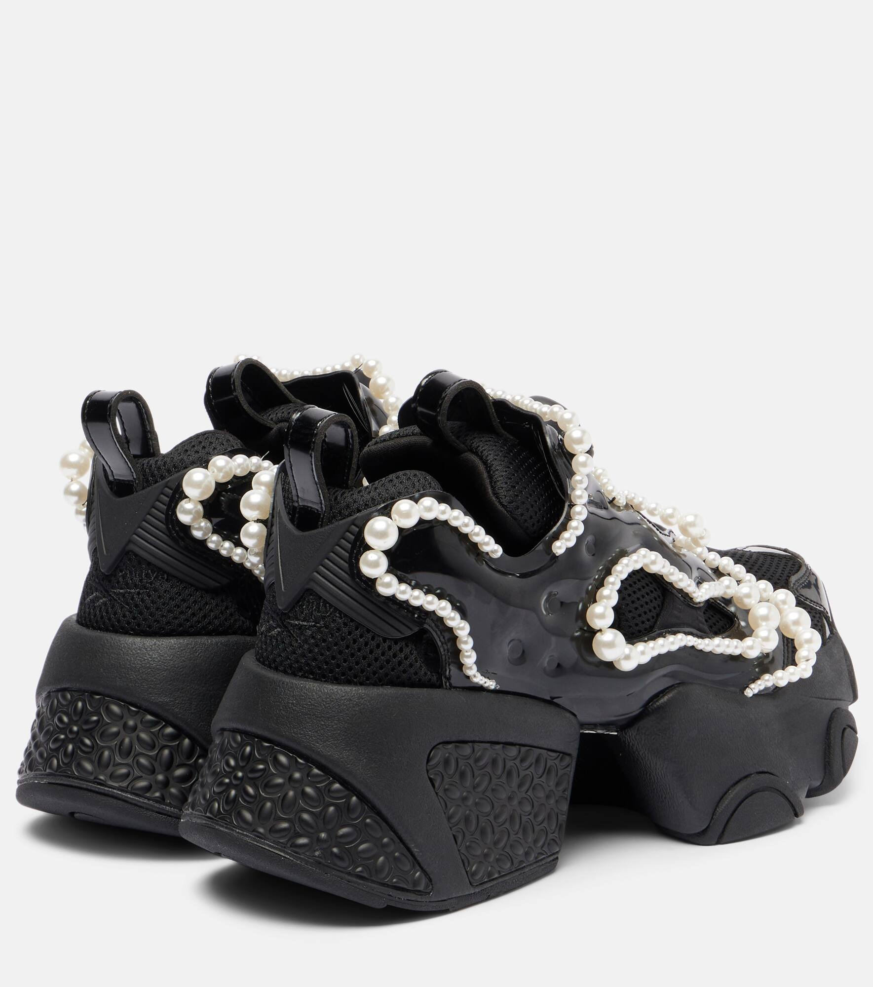 x Reebok embellished platform sneakers - 2