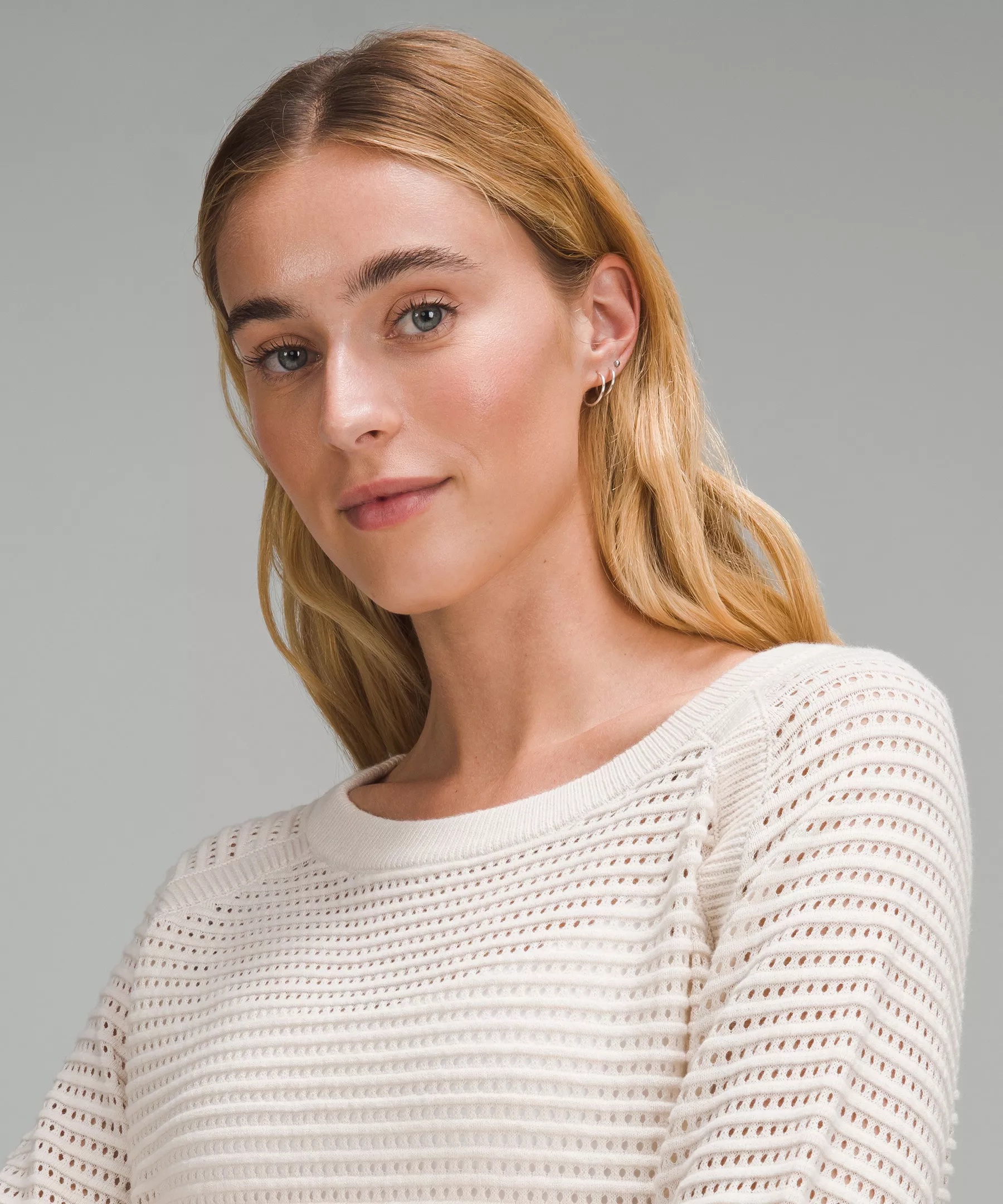 Pointelle-Knit Cotton Sweater - 4