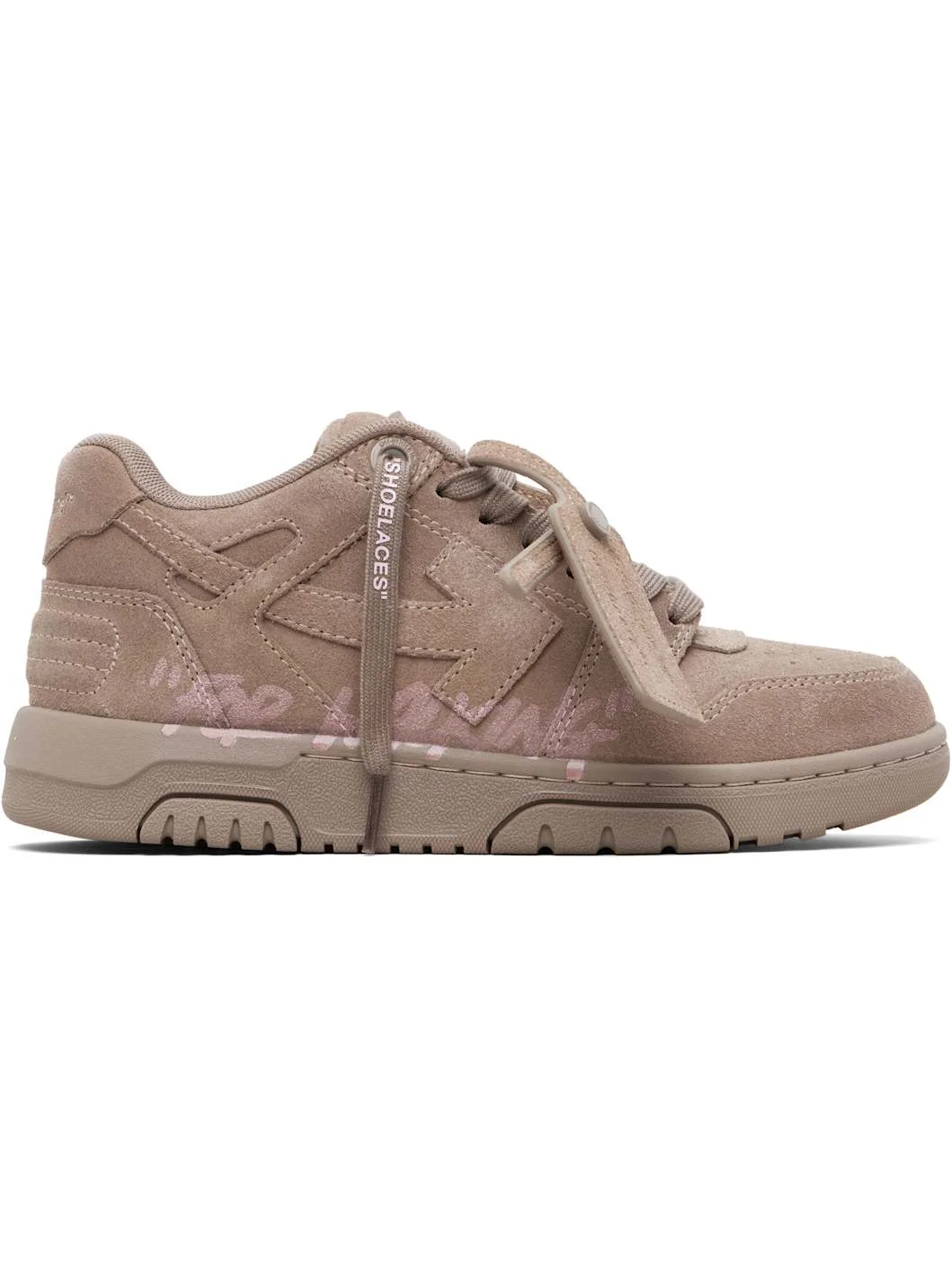 Brown Out Of Office "For Walking" Suede Sneakers - 1