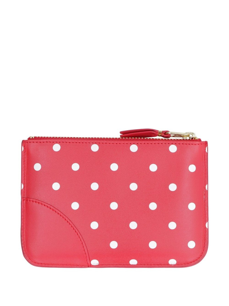 Comme Des Garçons Polka dot coin purse outlook