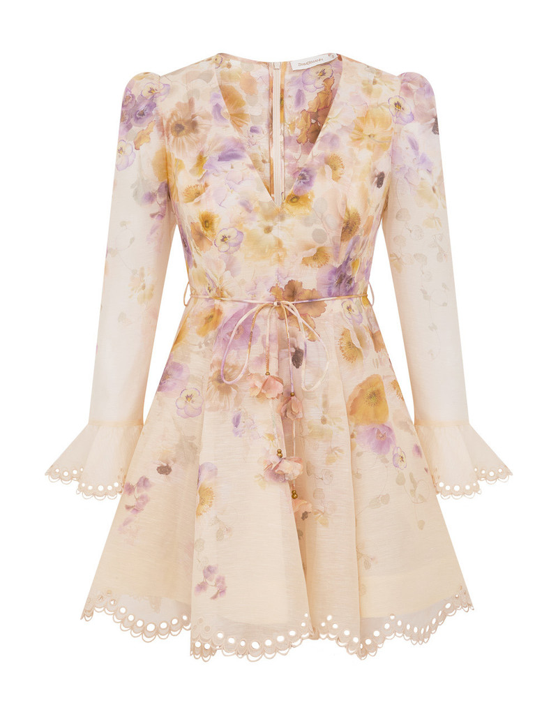MEMENTO EMBROIDERED MINI DRESS 1
