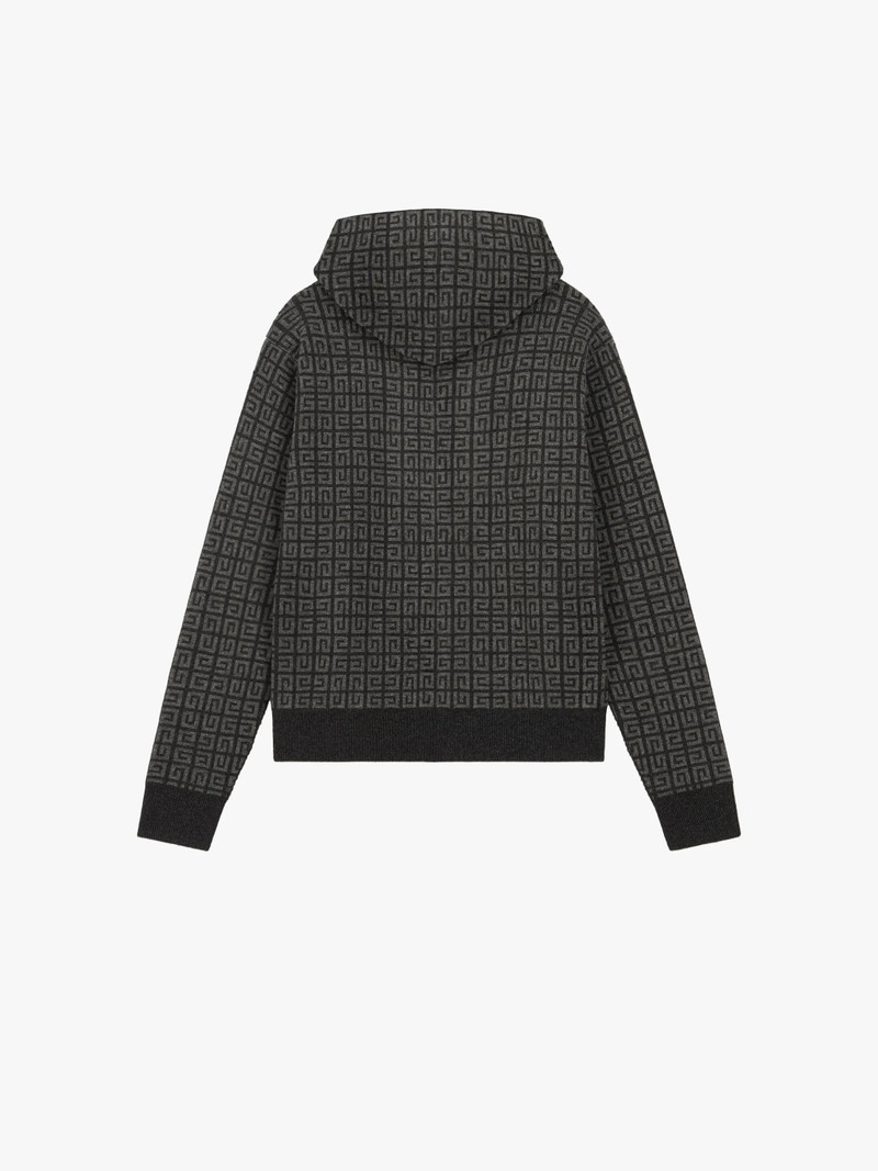 Givenchy 4G ZIPPED HOODIE IN CASHMERE outlook
