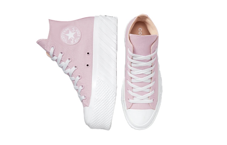 (WMNS) Converse Chuck Taylor All Star Lift 2X High 'Himalayan Salt' 571623C - 5
