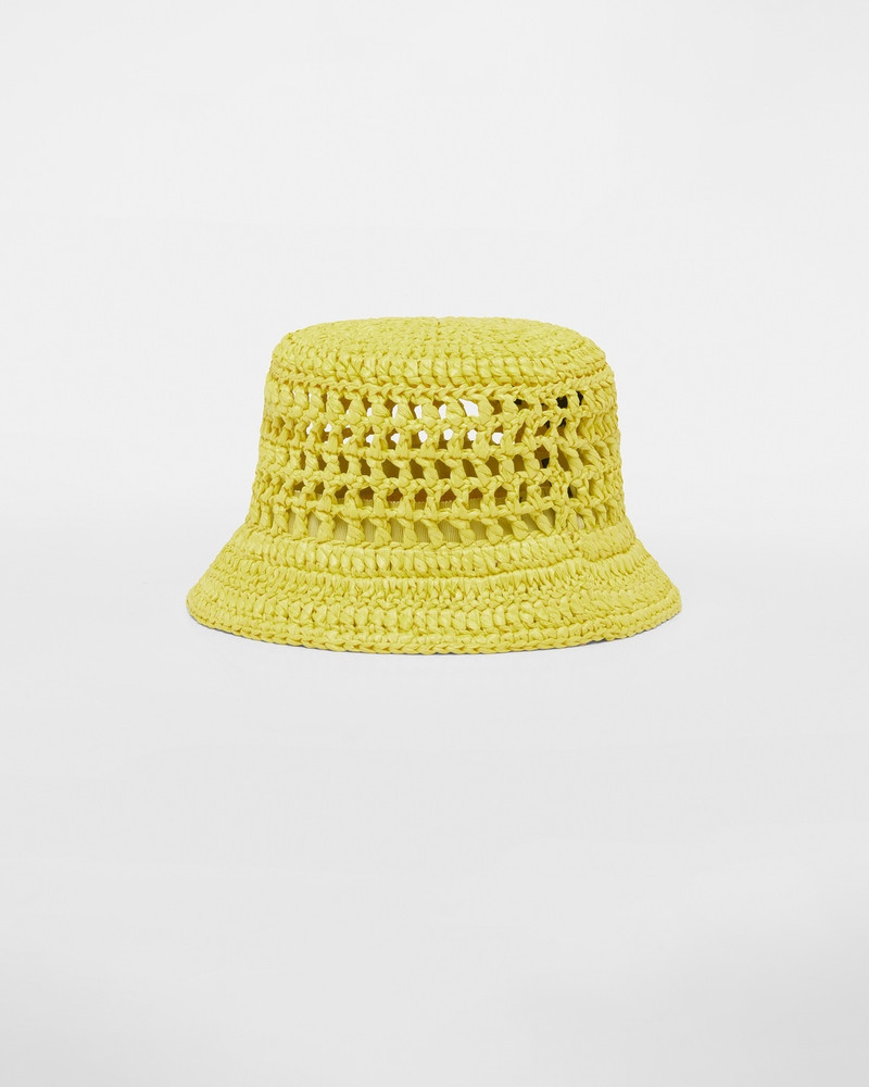 Raffia bucket hat 3