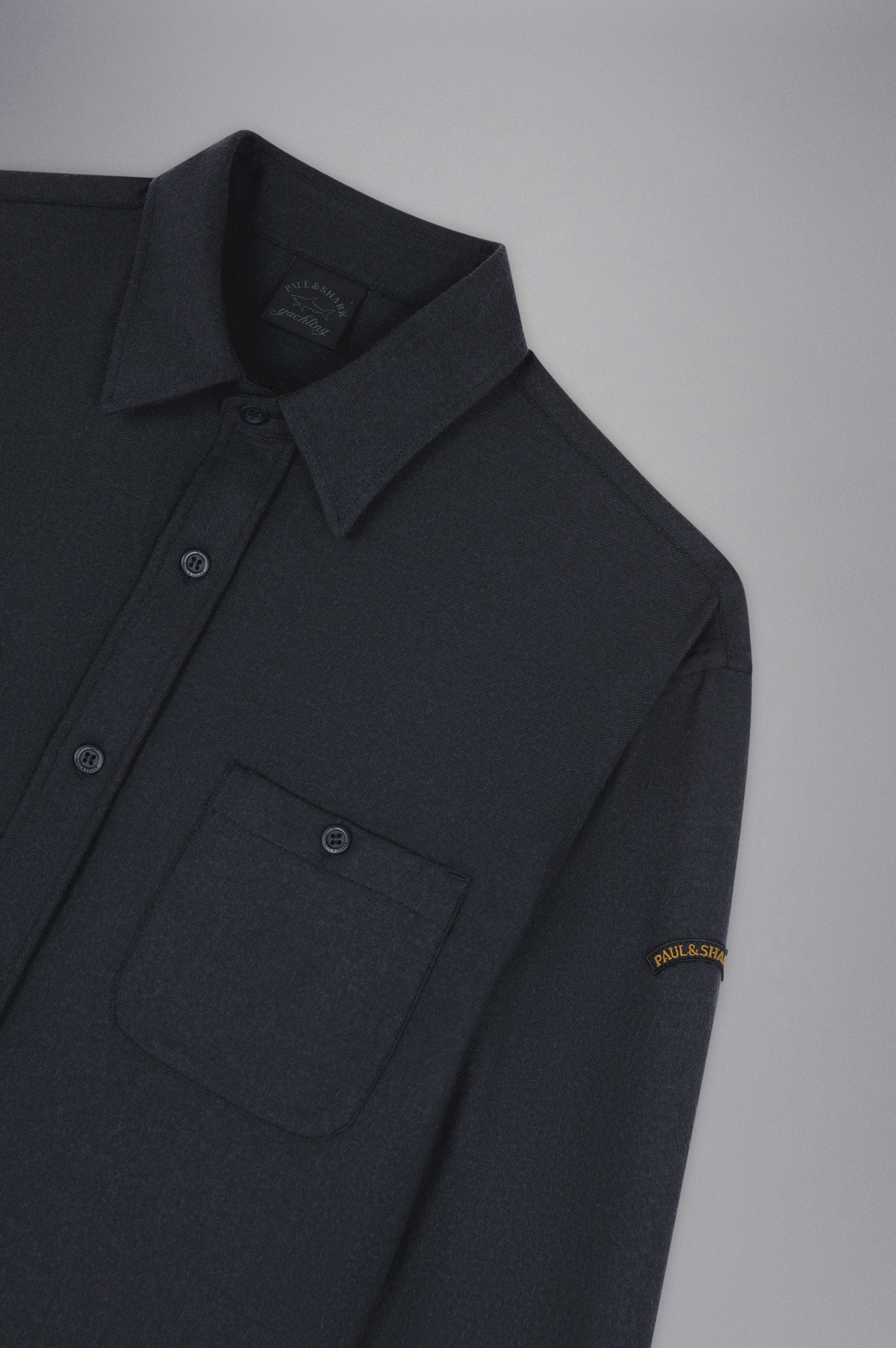 WOOL OVERSHIRT - 5