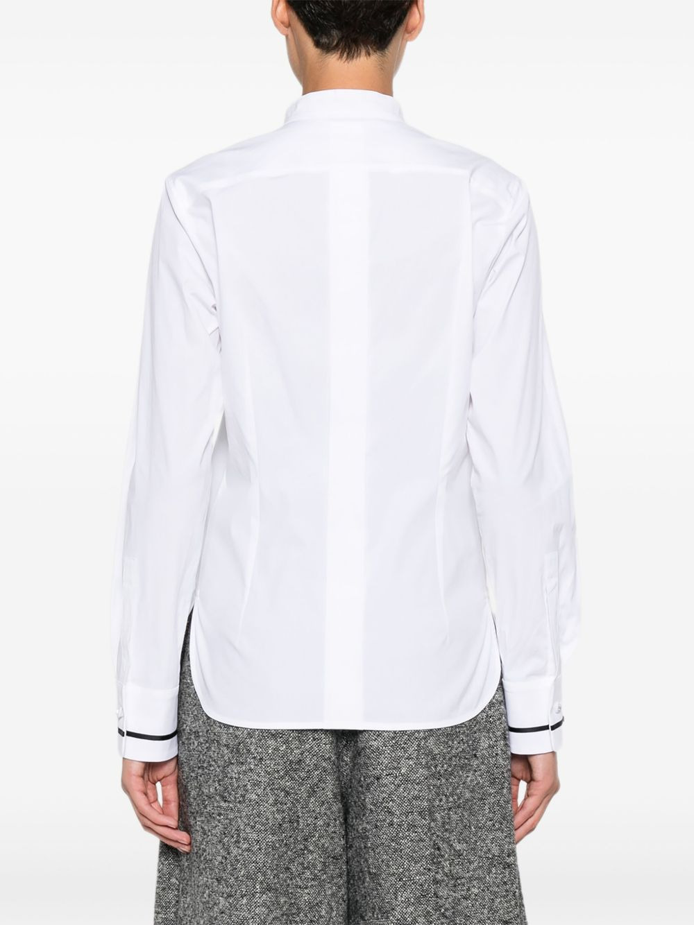 Otranto piped-trim shirt - 4