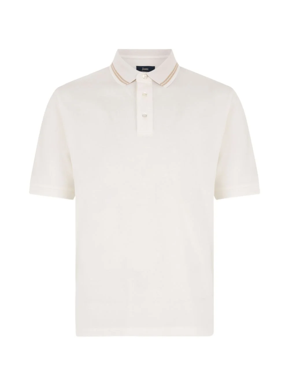 buttoned polo shirt - 1