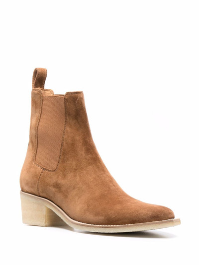 AMIRI Chelsea Crepe suede ankle boots outlook