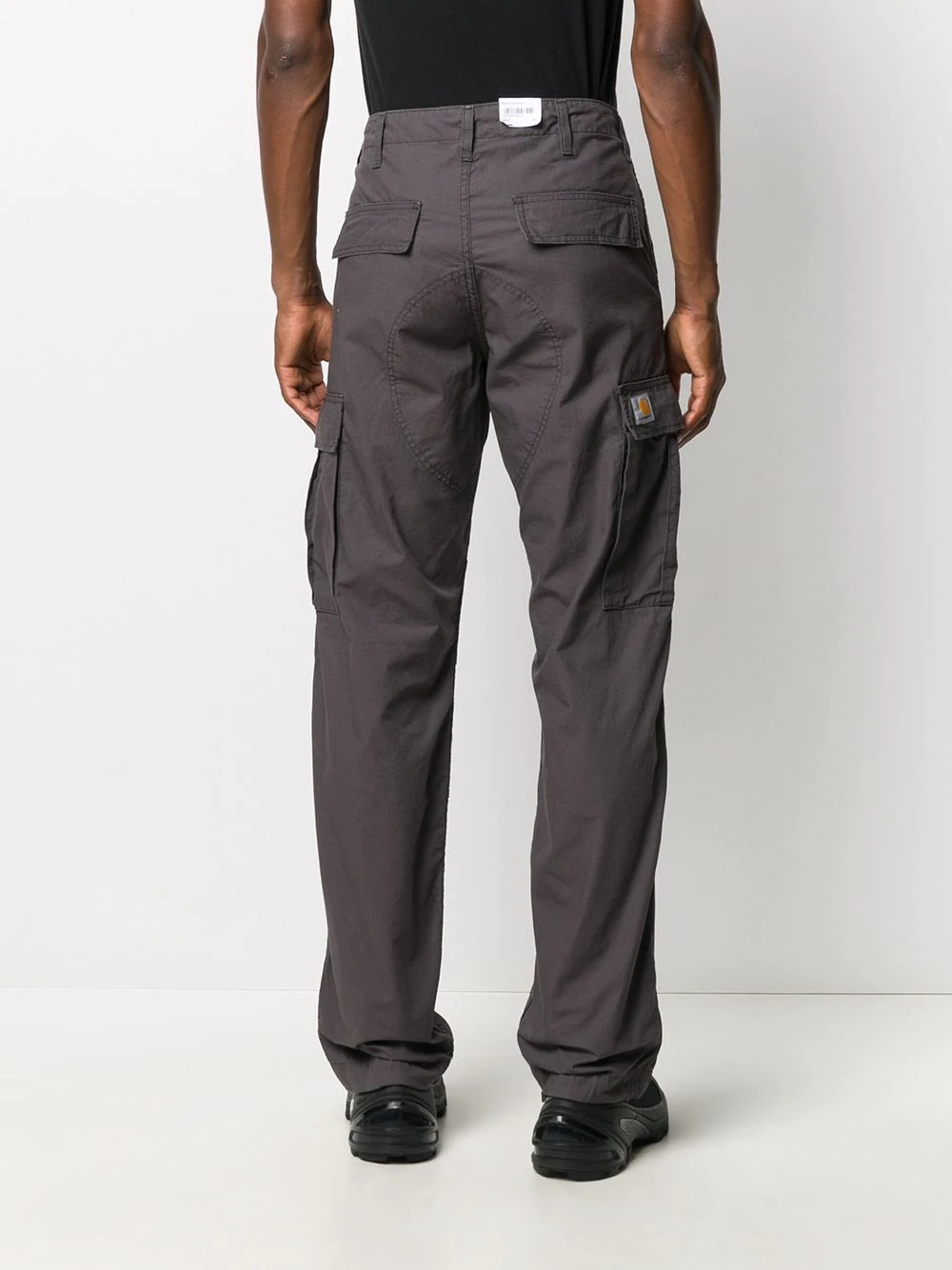 straight cargo trousers - 4