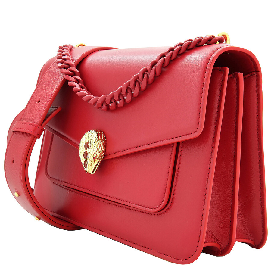 Bvlgari Serpenti Forever Red Ladies Crossbody 290766 - 5