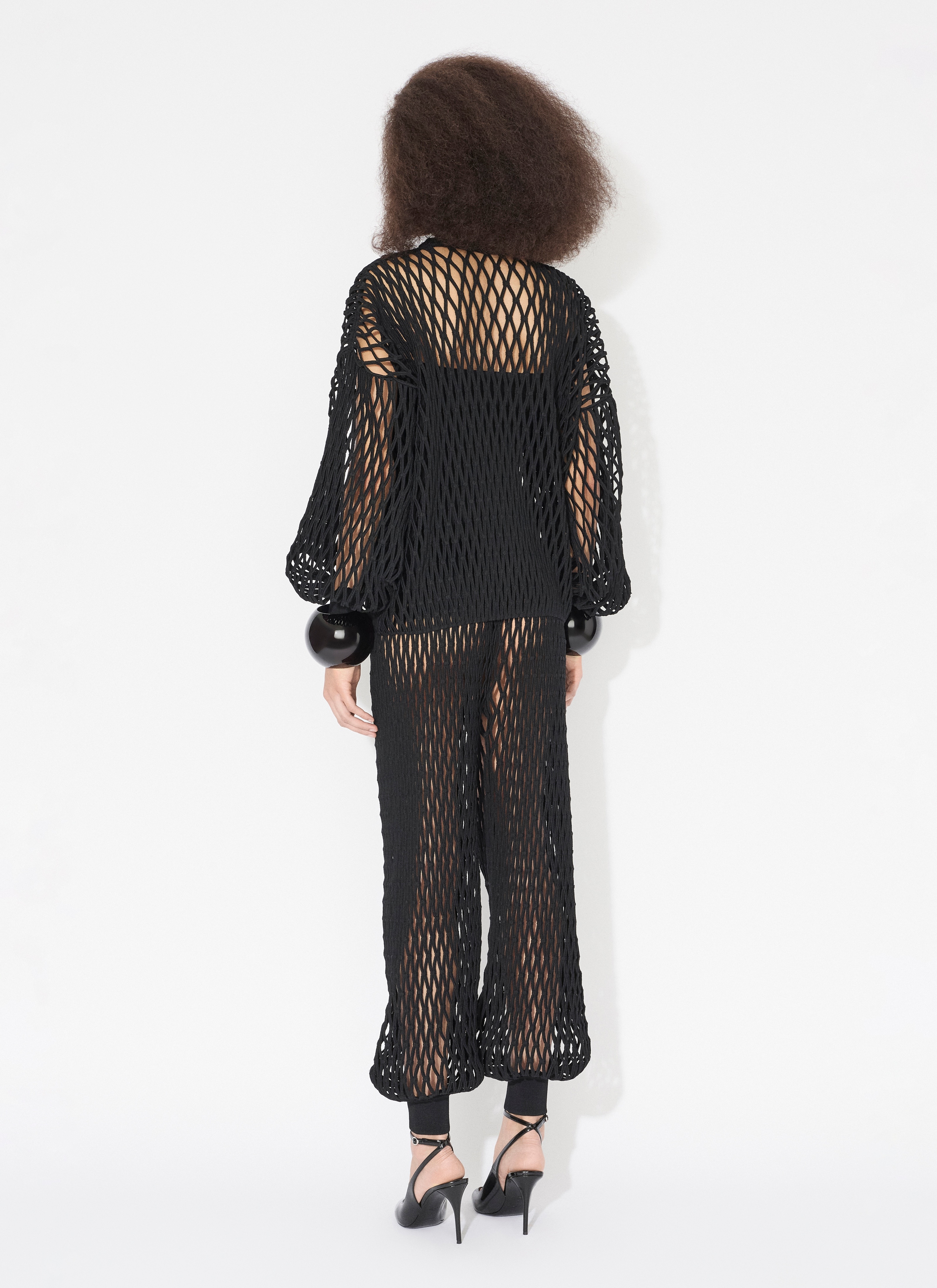 MACRAMÉ KNIT PANTS - 3
