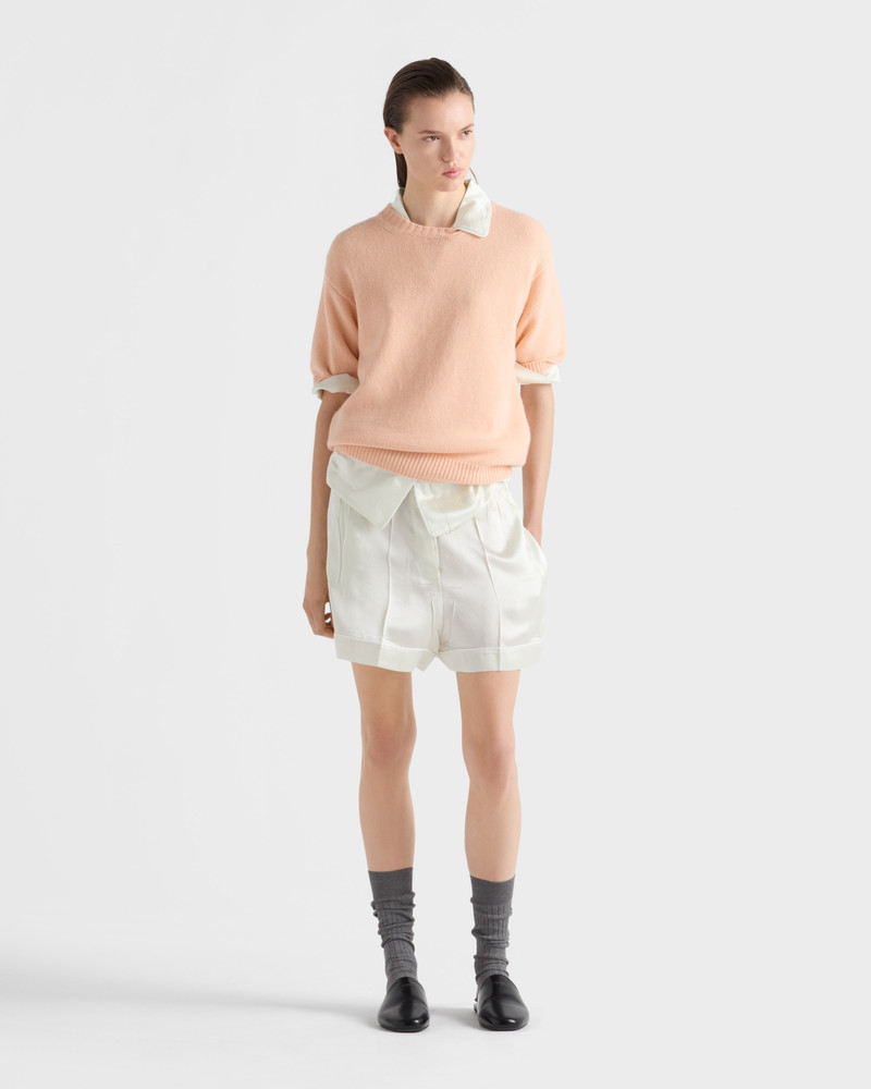 Prada Wool and cashmere crew-neck sweater outlook