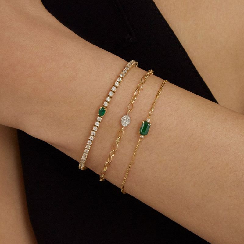 Green Goddess Tennis Bracelet 4