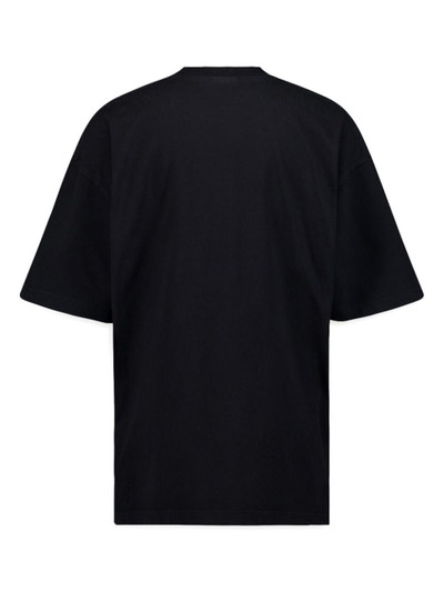 BALENCIAGA logo-embroidered T-shirt outlook